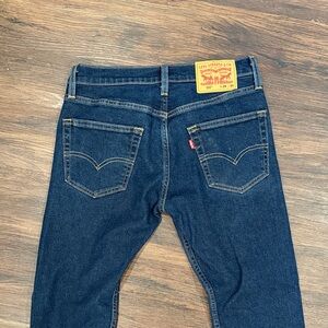Levi's Men's Dark Indigo Straight Jeans